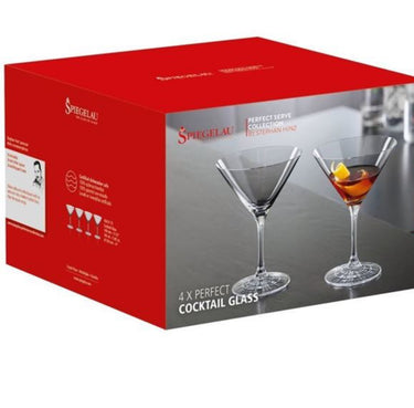 Spiegelau Perfect Serve Crystal Glass Set of 4 – Premium Cocktail Tumblers for White Russian, mocktails & More